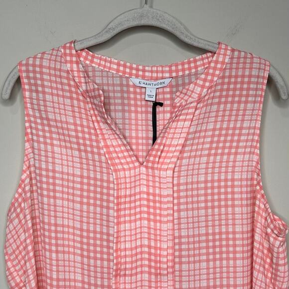 NWT 41 Hawthorn Breyson Sleeveless Shirt Size L Stitch Fix - Picture 2 of 11
